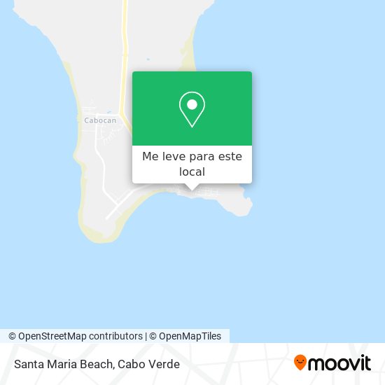 Santa Maria Beach mapa