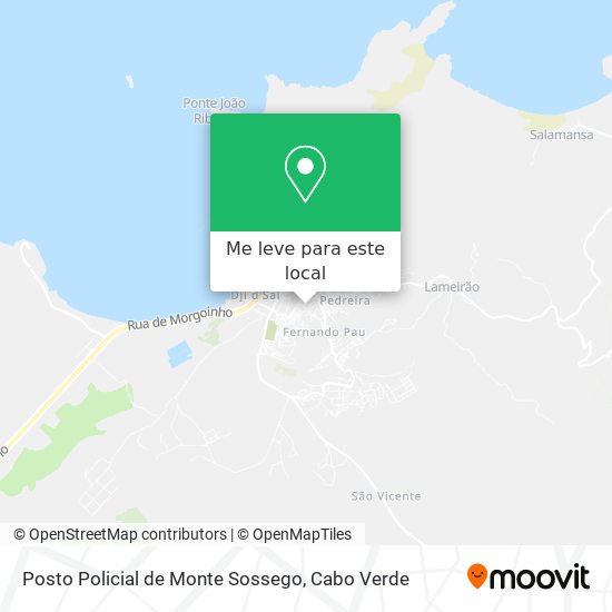 Posto Policial de Monte Sossego mapa
