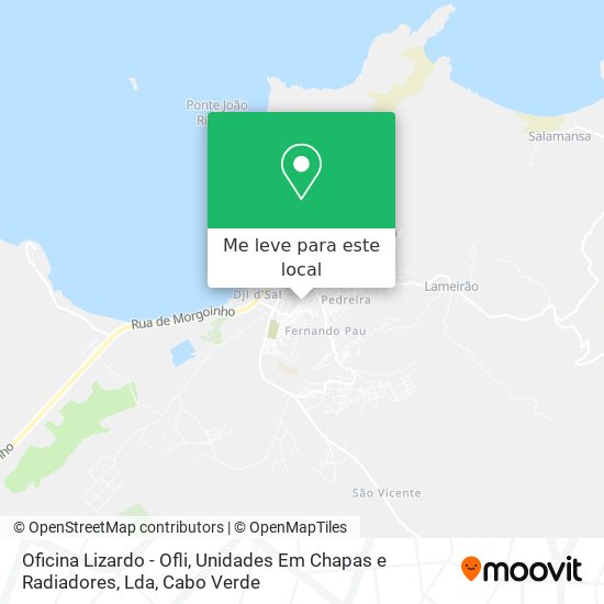 Oficina Lizardo - Ofli, Unidades Em Chapas e Radiadores, Lda mapa