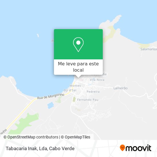 Tabacaria Inak, Lda mapa