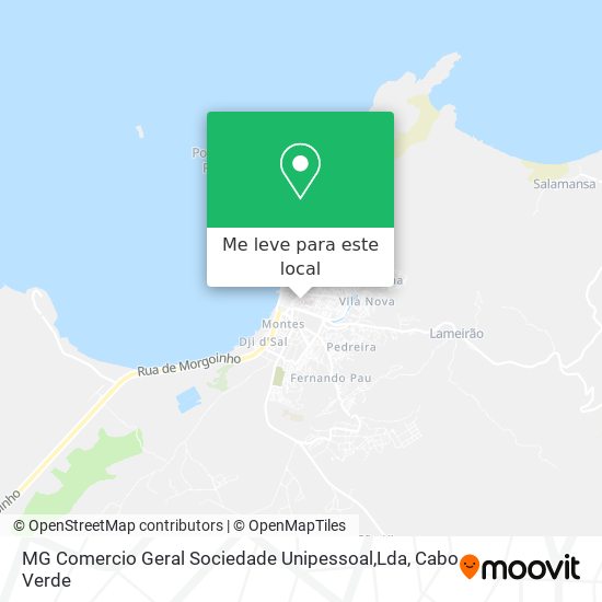 MG Comercio Geral Sociedade Unipessoal,Lda mapa