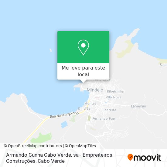 Armando Cunha Cabo Verde, sa - Empreiteiros Construções mapa