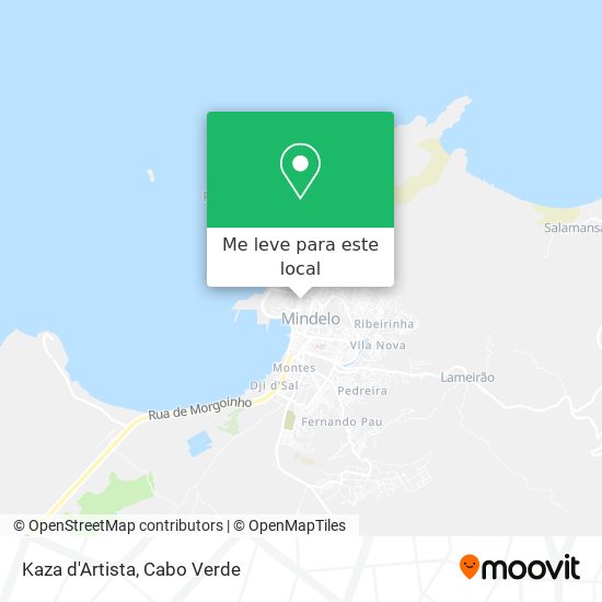 Kaza d'Artista mapa