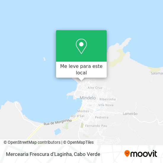 Mercearia Frescura d'Laginha mapa