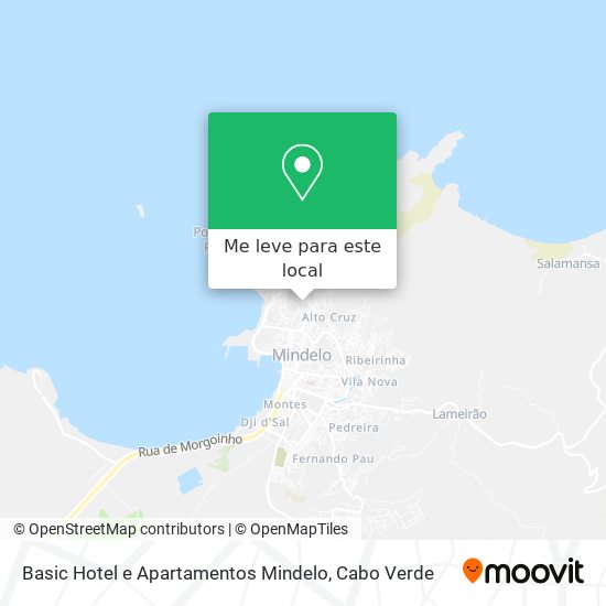 Basic Hotel e Apartamentos Mindelo mapa