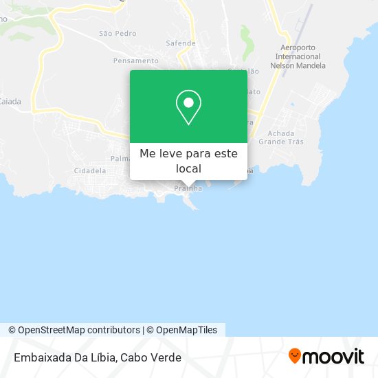 Embaixada Da Líbia mapa