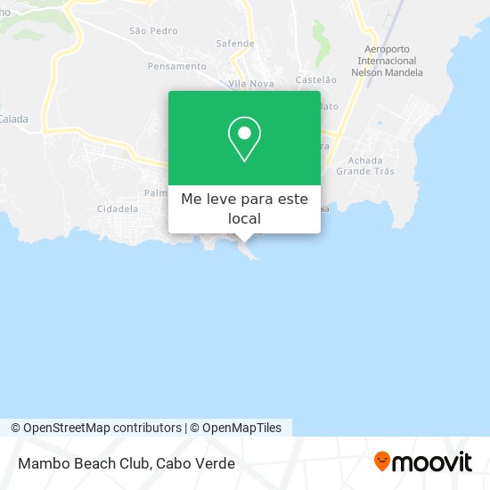 Mambo Beach Club mapa