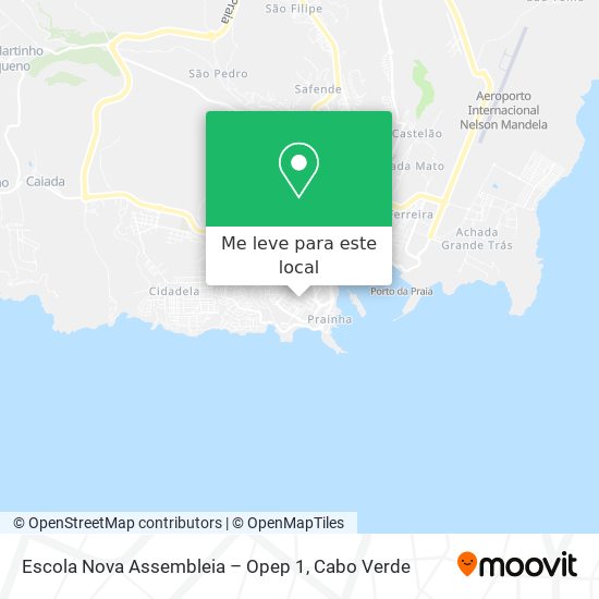 Escola Nova Assembleia – Opep 1 mapa