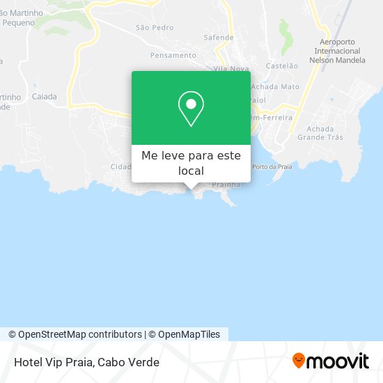 Hotel Vip Praia mapa