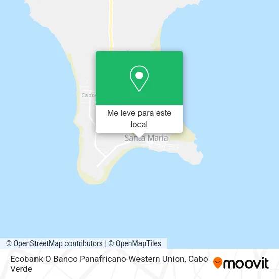 Ecobank O Banco Panafricano-Western Union mapa