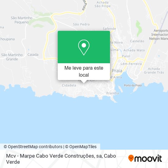 Mcv - Marpe Cabo Verde Construções, sa mapa