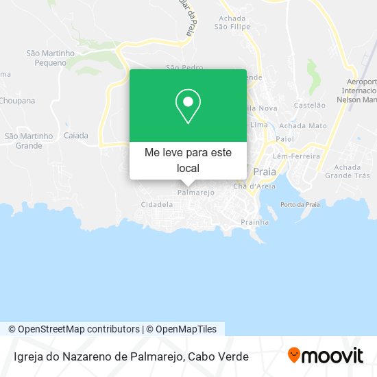 Igreja do Nazareno de Palmarejo mapa