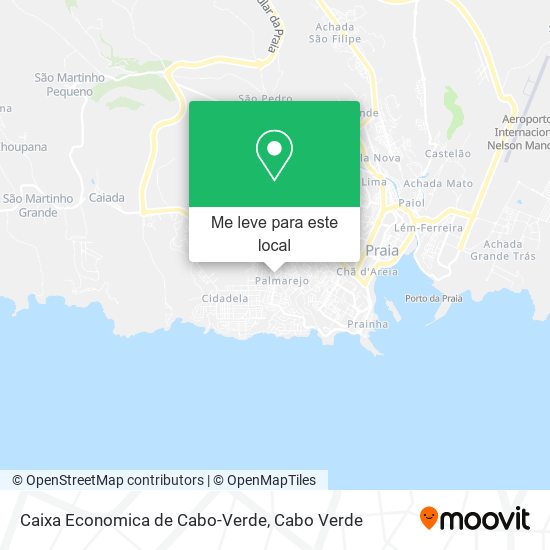 Caixa Economica de Cabo-Verde mapa