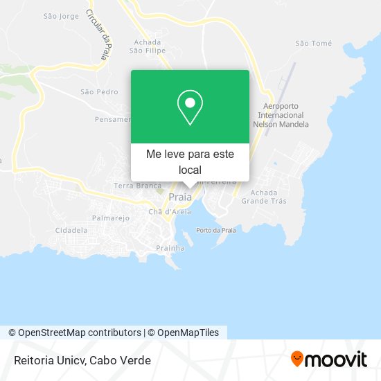 Reitoria Unicv mapa