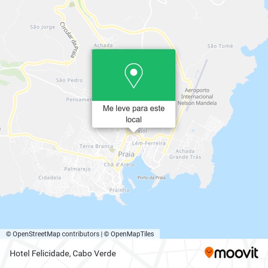 Hotel Felicidade mapa