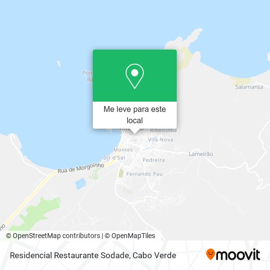 Residencial Restaurante Sodade mapa