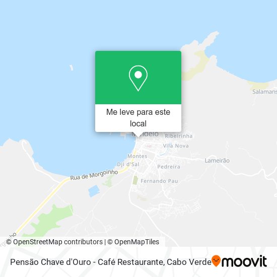 Pensão Chave d'Ouro - Café Restaurante mapa