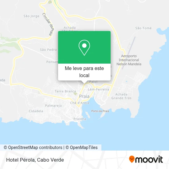 Hotel Pérola mapa