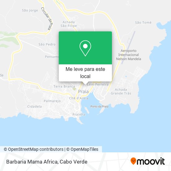 Barbaria Mama Africa mapa