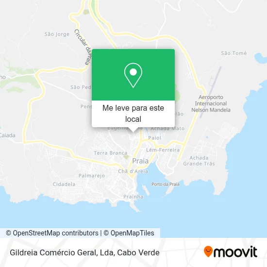 Gildreia Comércio Geral, Lda mapa