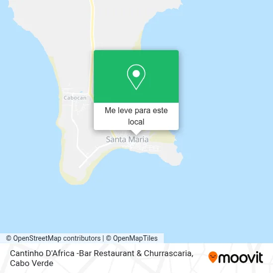 Cantinho D'Africa -Bar Restaurant & Churrascaria mapa