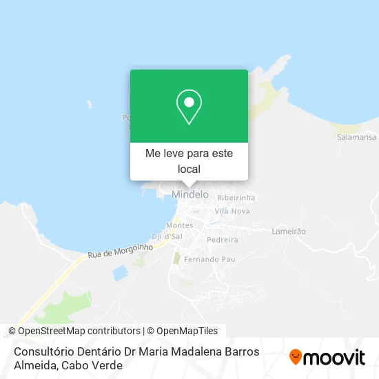 Consultório Dentário Dr Maria Madalena Barros Almeida mapa