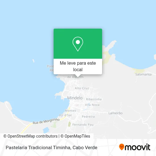 Pastelaria Tradicional Timinha mapa