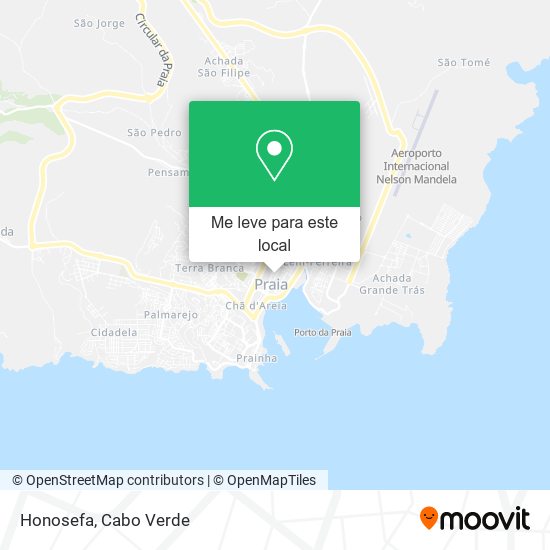 Honosefa mapa