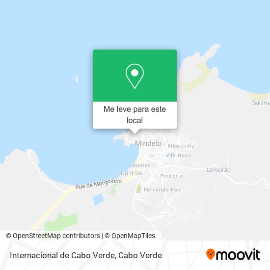 Internacional de Cabo Verde mapa