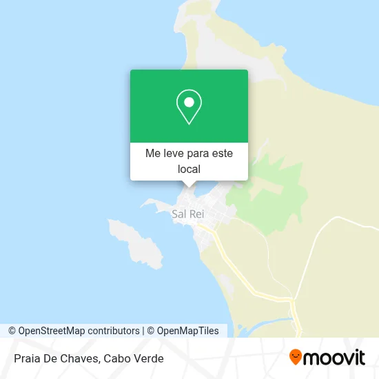 Praia De Chaves mapa