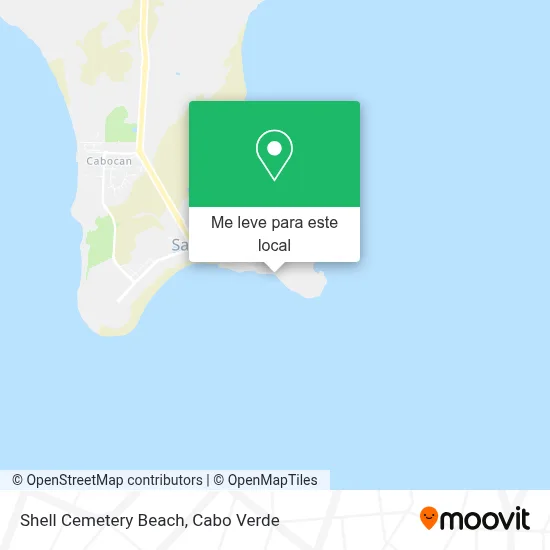 Shell Cemetery Beach mapa
