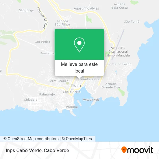 Inps Cabo Verde mapa