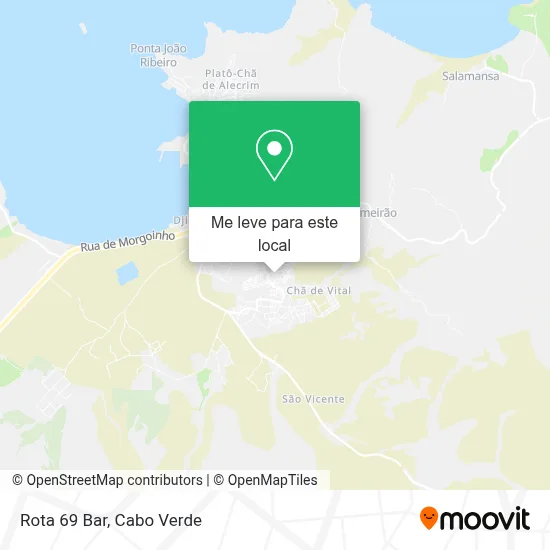 Rota 69 Bar mapa