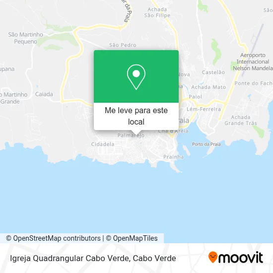 Igreja Quadrangular Cabo Verde mapa