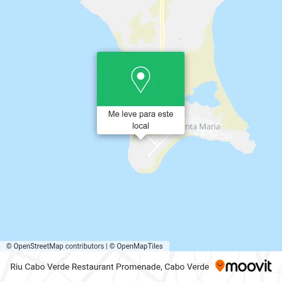 Riu Cabo Verde Restaurant Promenade mapa