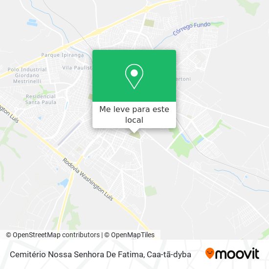 Cemitério Nossa Senhora De Fatima mapa