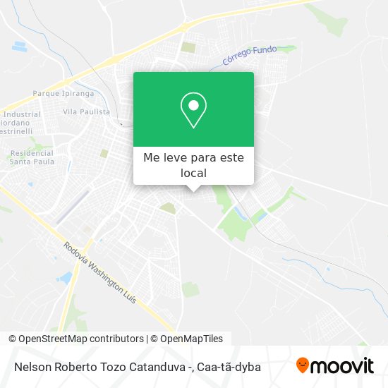 Nelson Roberto Tozo Catanduva - mapa