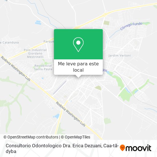 Consultorio Odontologico Dra. Erica Dezuani mapa