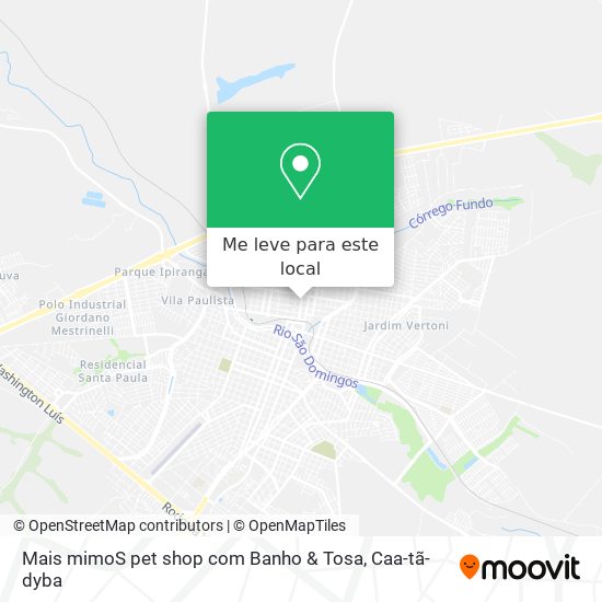 Mais mimoS pet shop com Banho & Tosa mapa