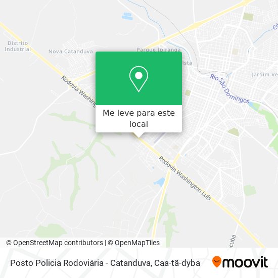 Posto Policia Rodoviária - Catanduva mapa