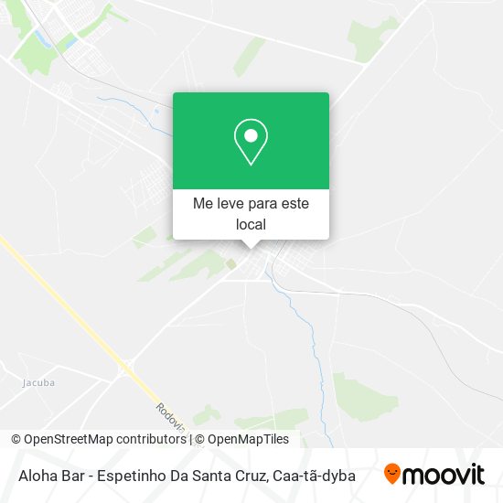 Aloha Bar - Espetinho Da Santa Cruz mapa