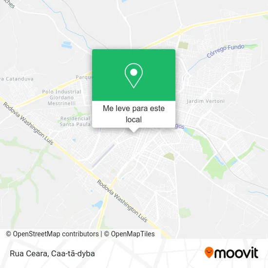 Rua Ceara mapa