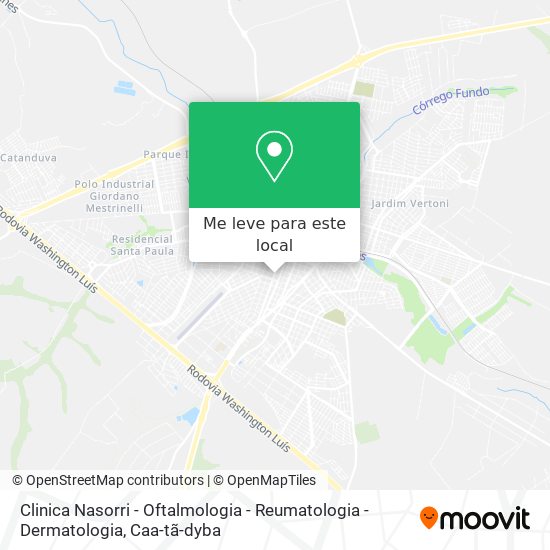 Clinica Nasorri - Oftalmologia - Reumatologia  - Dermatologia mapa