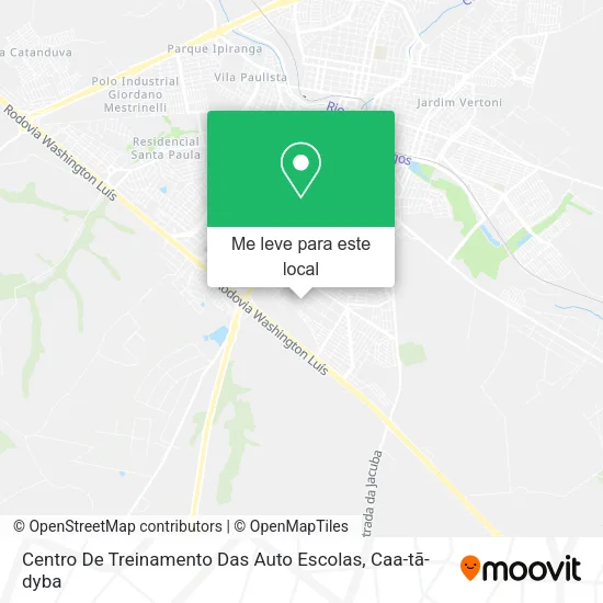 Centro De Treinamento Das Auto Escolas mapa