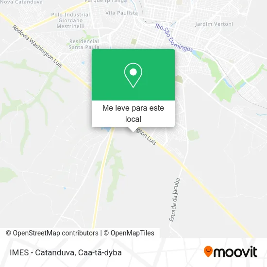 IMES - Catanduva mapa