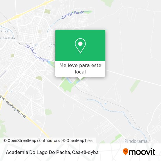 Academia Do Lago Do Pachá mapa