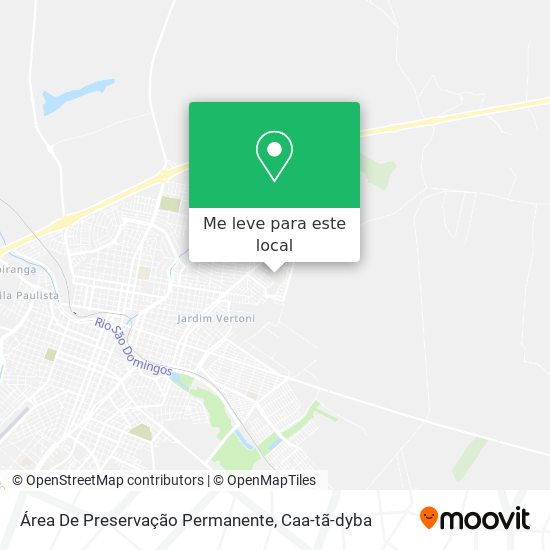Área De Preservação Permanente mapa