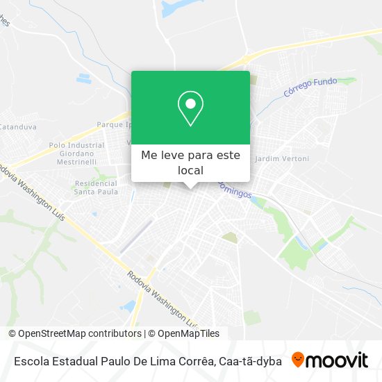 Escola Estadual Paulo De Lima Corrêa mapa