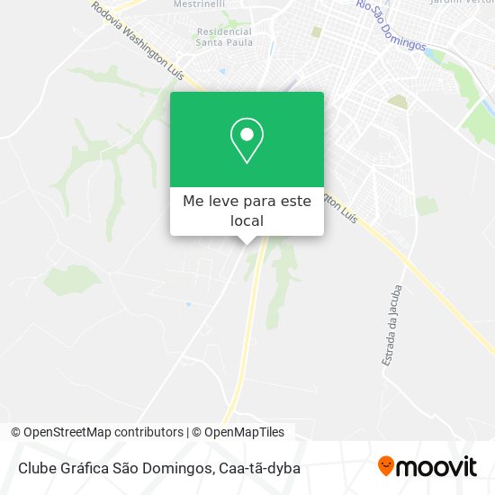 Clube Gráfica São Domingos mapa
