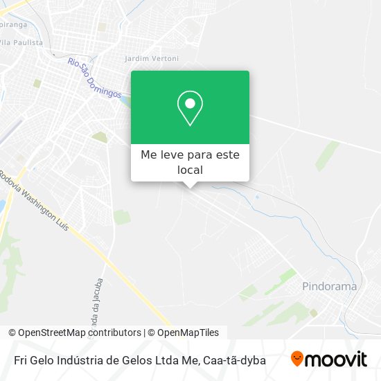 Fri Gelo Indústria de Gelos Ltda Me mapa